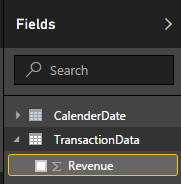 fields menu